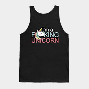 I'm A Freaking Unicorn Costume Gift Tank Top